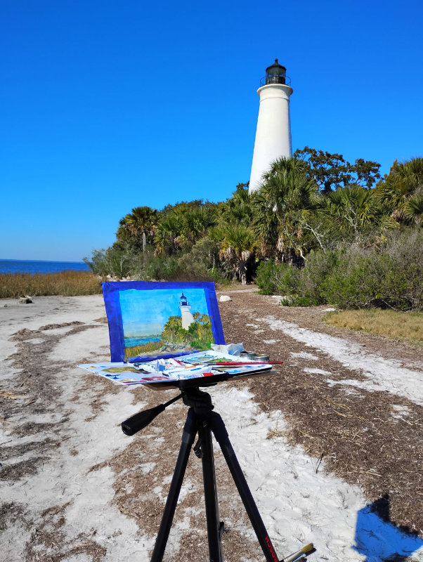 Painting in St Marks Florida